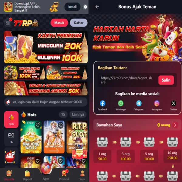 77RP Login Resmi APK 2026